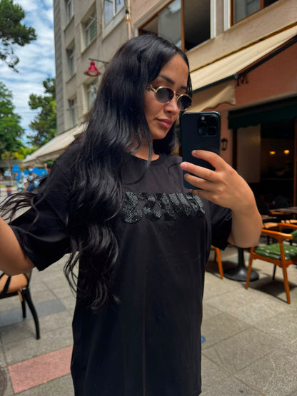 GUESS Taşlı Logo T-Shirt